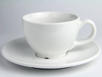【エスプレッソサプライ】Cremaware Cup & Saucer 8oz（白）