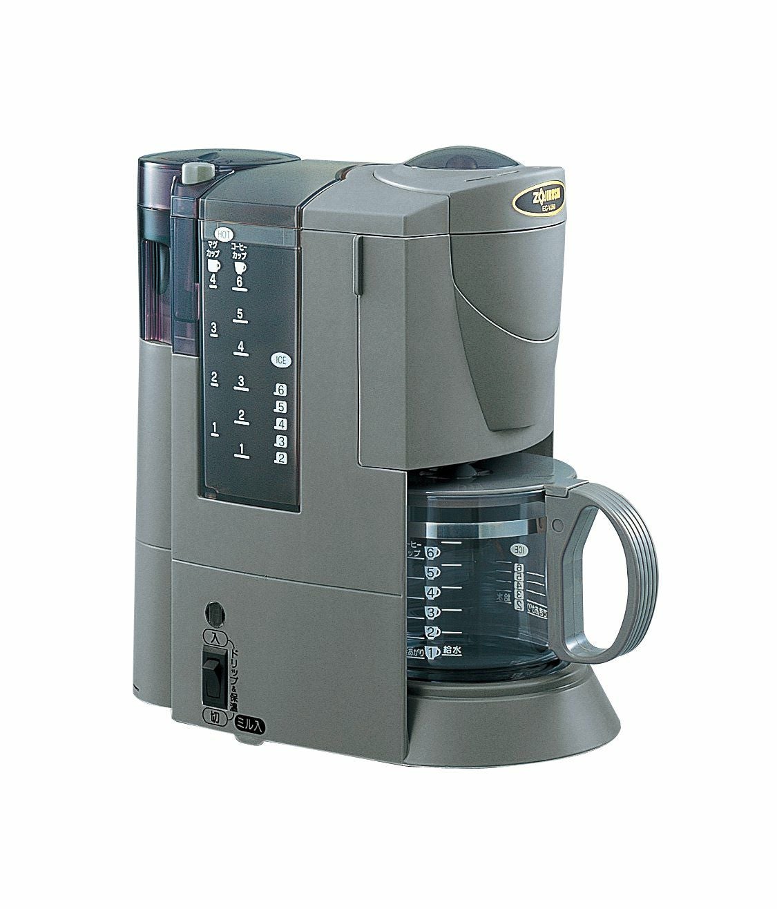 【販売終了】【象印】ミル付きコーヒーメーカー 珈琲通 EC-VJ60-TD ハーブブラウン