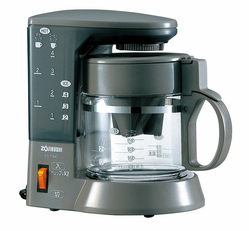 【販売終了】【zojirushi/象印】コーヒーメーカー　珈琲通 EC-TB40-TD ハーフブラウン