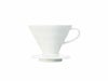 【販売終了】【hario/ハリオ】V60 透過ドリッパー02 セラミックW VDC-02W