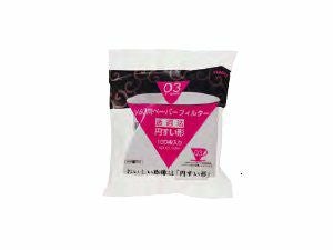 【販売終了】【hario/ハリオ】V60用ペーパーフィルター03W 100枚 袋入り VCF-03-100W