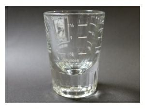 【販売終了】【エスプレッソサプライ】2oz ロゴ入りショットグラス 02169 1個