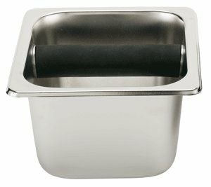 ★未使用品★ ノックボックス　メタルホルダー付 スクエア ノックボックスセット メタルホルダー 25631 | コーヒー用品