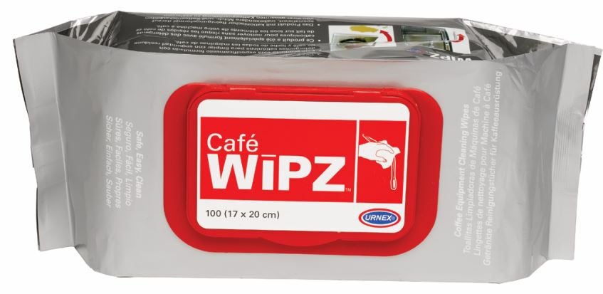 【URNEX】クリーニングシート カフェワイプス（Cafe Wips） 100枚入り