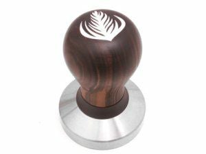 【販売終了】Inlayed Wood Tamper 57mm Flat 30EP5＿ROSETTA