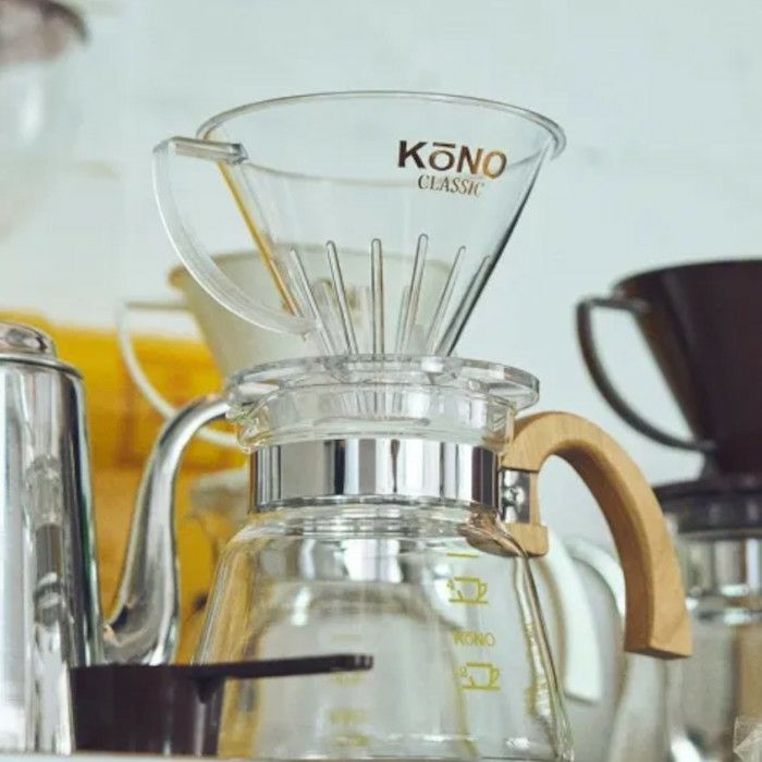 コーノ式 名門ドリッパーセット4人用 ウッド（桜) kono/コーノ】名門4人用ドリッパーセット ウッド（セットのみ）素材
