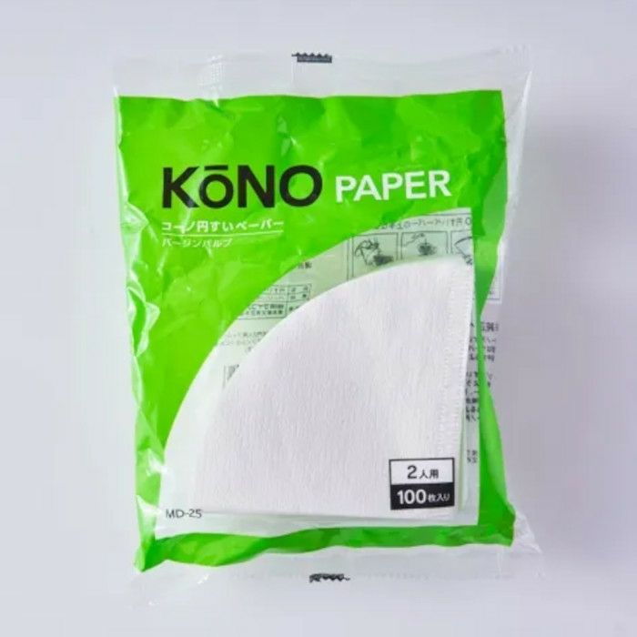 【kono/コーノ】ペーパー 2人用 100枚入 ホワイト MD-25