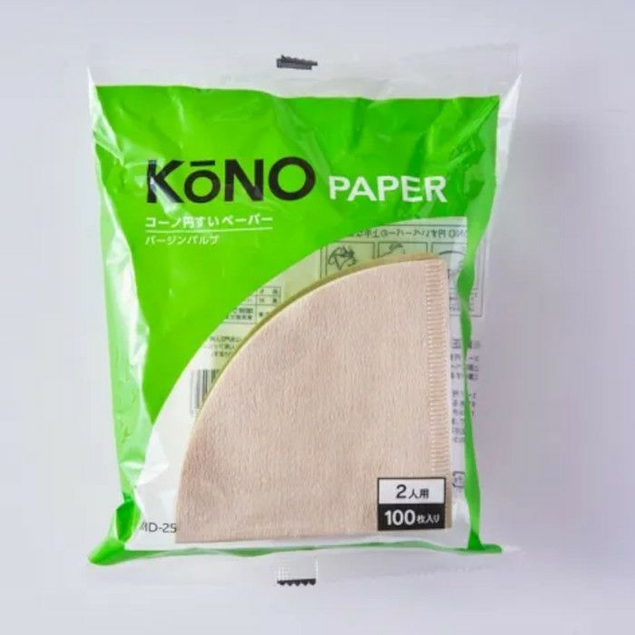 【kono/コーノ】ペーパー 2人用 100枚入 ブラウン MD-25