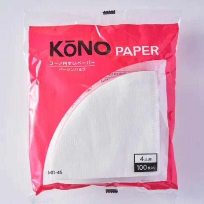 【kono/コーノ】ペーパー 4人用 100枚入 ホワイト MD-45