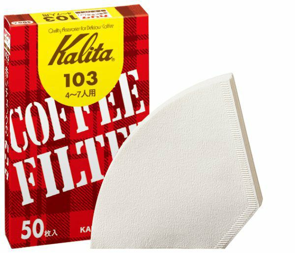 【販売終了】【kalita/カリタ】103濾紙50枚入 15001