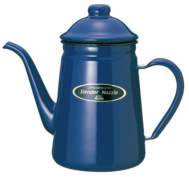 【販売終了】【kalita/カリタ】細口ホーローポット1L ブルー 52113