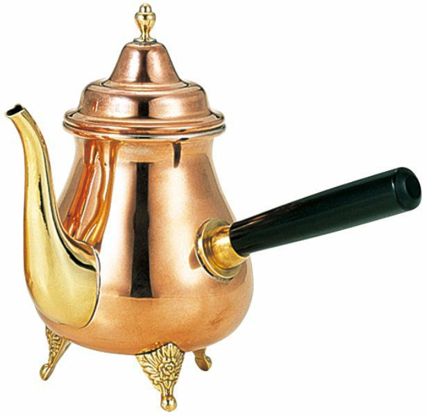 【販売終了】【kalita/カリタ】銅カフェ・オ・レ　ポット　右手用 52003