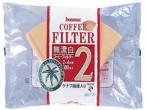 【販売終了】【bonmac/ボンマック】ケナフ入無漂白 2～4杯用　CF-200KN 816116