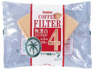 【販売終了】【bonmac/ボンマック】ケナフ入無漂白 4～6杯用　CF-400KN 816115