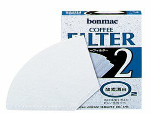 【販売終了】【bonmac/ボンマック】ペーパーフィルター 酸素漂白 2～4杯用 40枚入り CF-2S 816102