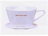 【bonmac/ボンマック】陶器製コーヒードリッパー 1～2杯用 扇型 白 CD-1W 813003