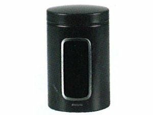 【販売終了】【brabantia/ブラバンシア】キャニスター Window1.4L ブラック