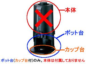 kalita/カリタ】コーヒーポットCP-25 ポット台(プラパッチン錠付
