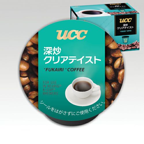 【販売終了】【キューリグ】UCC 深炒クリアテイスト（Kカップ）7.5g×12個入り