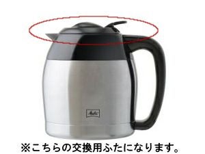 販売終了】【メリタ】アロマサーモ 10カップ TJ1031ふた パッキン付
