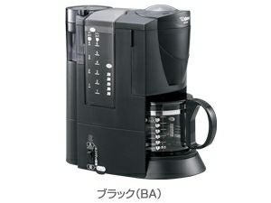 【販売終了】【象印】ミル付きコーヒーメーカー 珈琲通 EC-VL60-BA ブラック