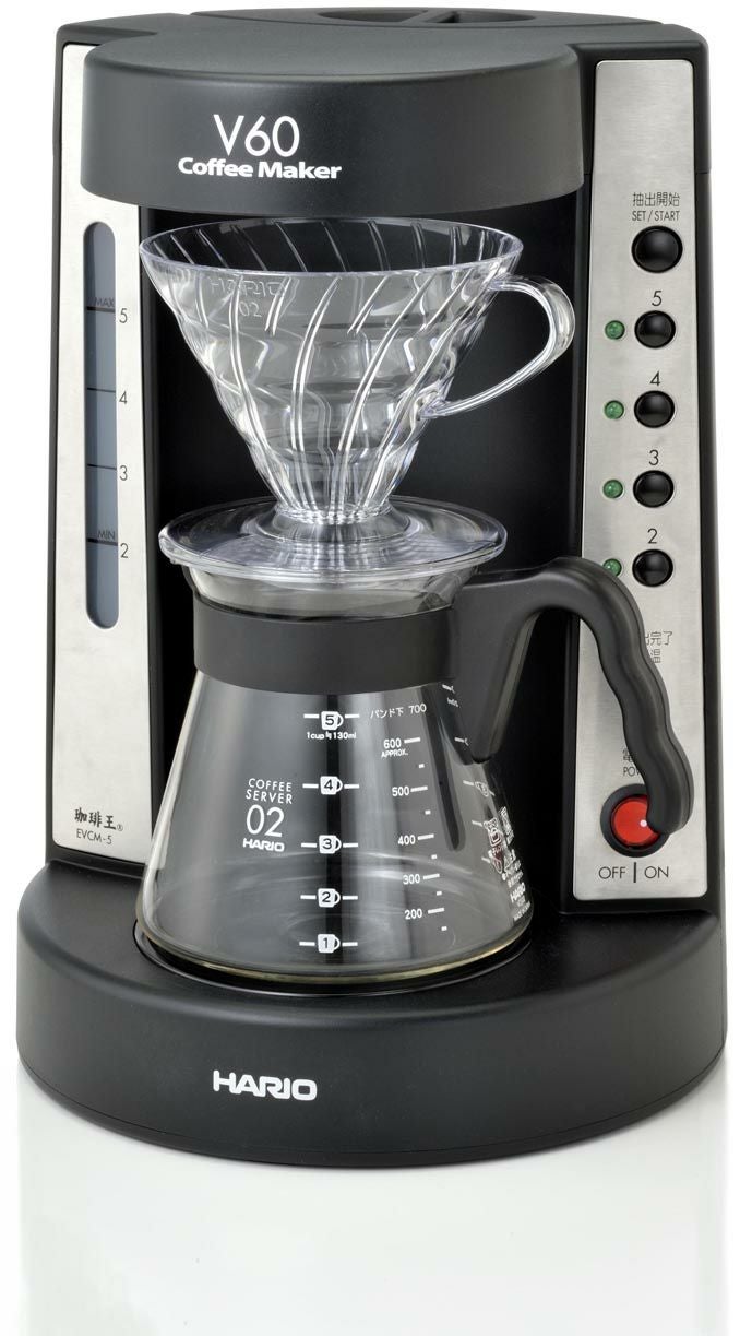 【販売終了】【hario/ハリオ】V60コーヒーメーカー 珈琲王 ブラック EVCM-5B