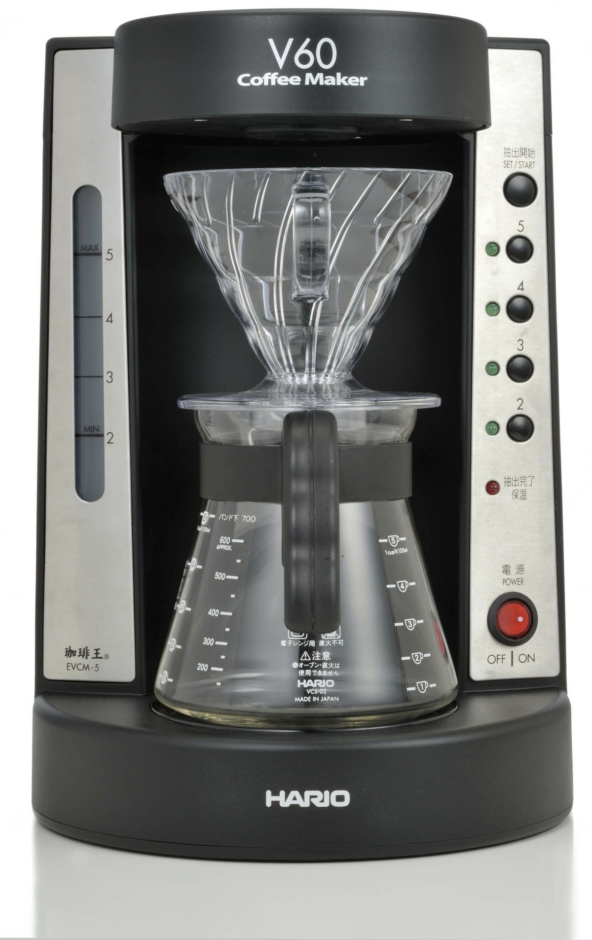 【販売終了】【hario/ハリオ】V60コーヒーメーカー 珈琲王 ブラック EVCM-5B