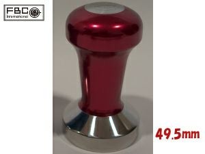 【販売終了】【タンパー】FBCオリジナルカラータンパー フラット 49.5mm レッド