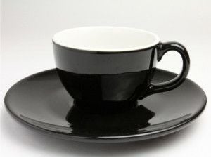 【販売終了】【クレマウェア】Cremaware カップ＆ソーサー 6oz（黒）