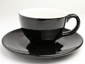 【販売終了】【クレマウェア】Cremaware カップ＆ソーサー 8oz（黒）