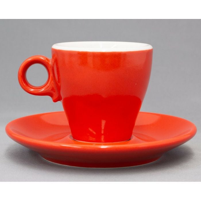 【販売終了】【FBCインターナショナル】オリジナル 有田焼 カプチーノ 椀皿 赤