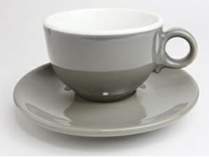 【販売終了】【FBCインターナショナル】オリジナル 有田焼 ラテ 椀皿 グレー