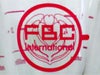 【販売終了】【FBCインターナショナル】ピンク色ロゴ入り 2oz ショットグラス 1個