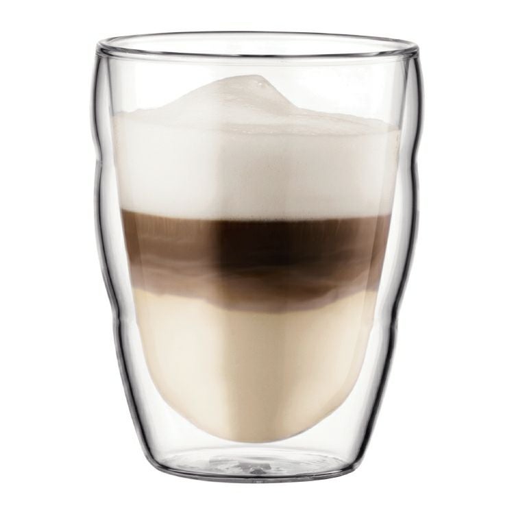 【bodum/ボダム】PLIATUS ダブルウォールグラス 0.25L（2個セット） 10484-10