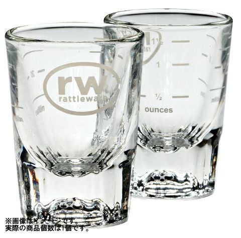 【販売終了】【ラトルウェア】RW 2oz ロゴ入りショットグラス 1個