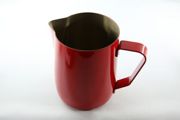 【販売終了】【ミルクピッチャー】RW 12oz. ピッチャー 外面のみ耐熱塗料焼付塗装 レッド