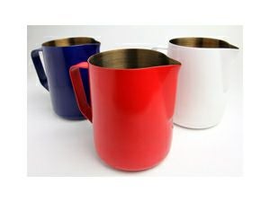 【販売終了】【ミルクピッチャー】RW 12oz. ピッチャー 外面のみ耐熱塗料焼付塗装 レッド
