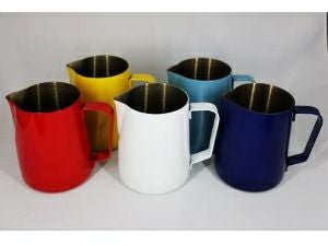 【販売終了】【ミルクピッチャー】RW 12oz. ピッチャー 外面のみ耐熱塗料焼付塗装 ブルー
