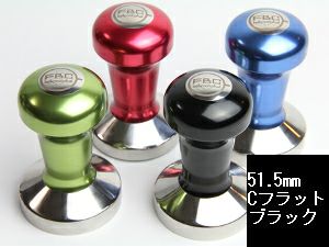 【販売終了】FBCオリジナルカラータンパー Cフラット 51.5mm ブラック