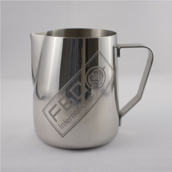 【販売終了】【ラトルウェア】RW ラテアートピッチャー20oz. FBCロゴ サンドブラスト ロング