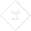 【atta】カフェアートステンシル　顔　LAS-0007