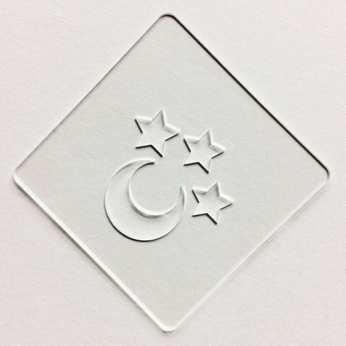 【atta】カフェアートステンシル　宇宙2　LAS-0010