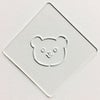 【atta】カフェアートステンシル　クマ　LAS-0019