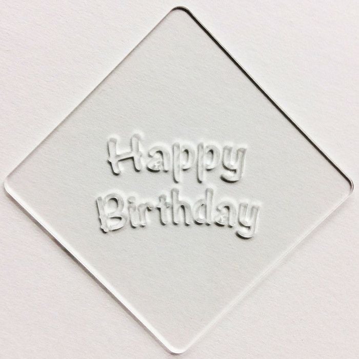 【atta】カフェアートステンシル　Happy Birthday 2　LAS-0028