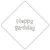 【atta】カフェアートステンシル　Happy Birthday 2　LAS-0028