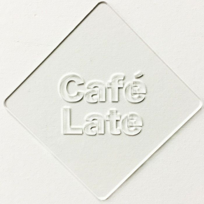 【atta】カフェアートステンシル　Cafe Late　LAS-0039