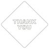 【atta】カフェアートステンシル　Thank you　LAS-0041