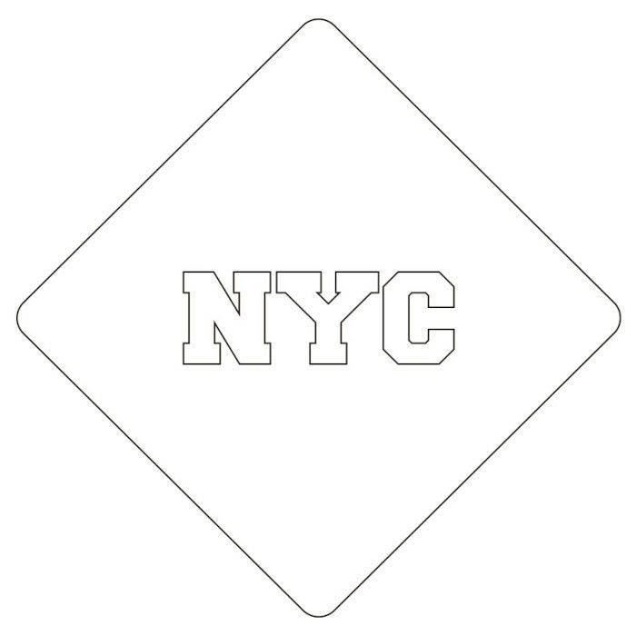 【atta】カフェアートステンシル　NYC　LAS-0042