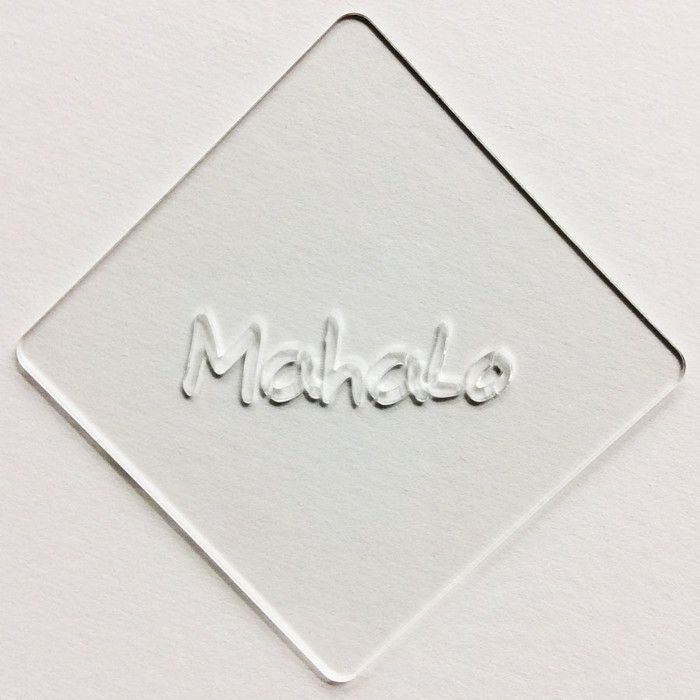 【atta】カフェアートステンシル　Mahalo　LAS-0045