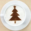 【atta】カフェアートステンシル　ツリー　クリスマス　LAS-0052